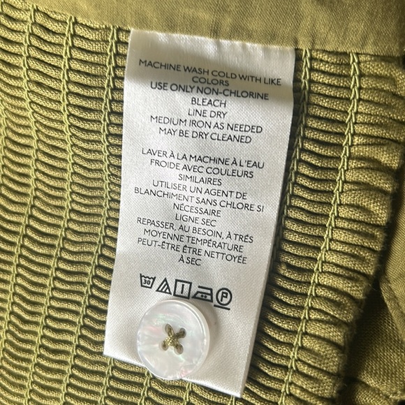 Anthropologie Maeve Linen Tie-Front Bra Top - Picture 5 of 5